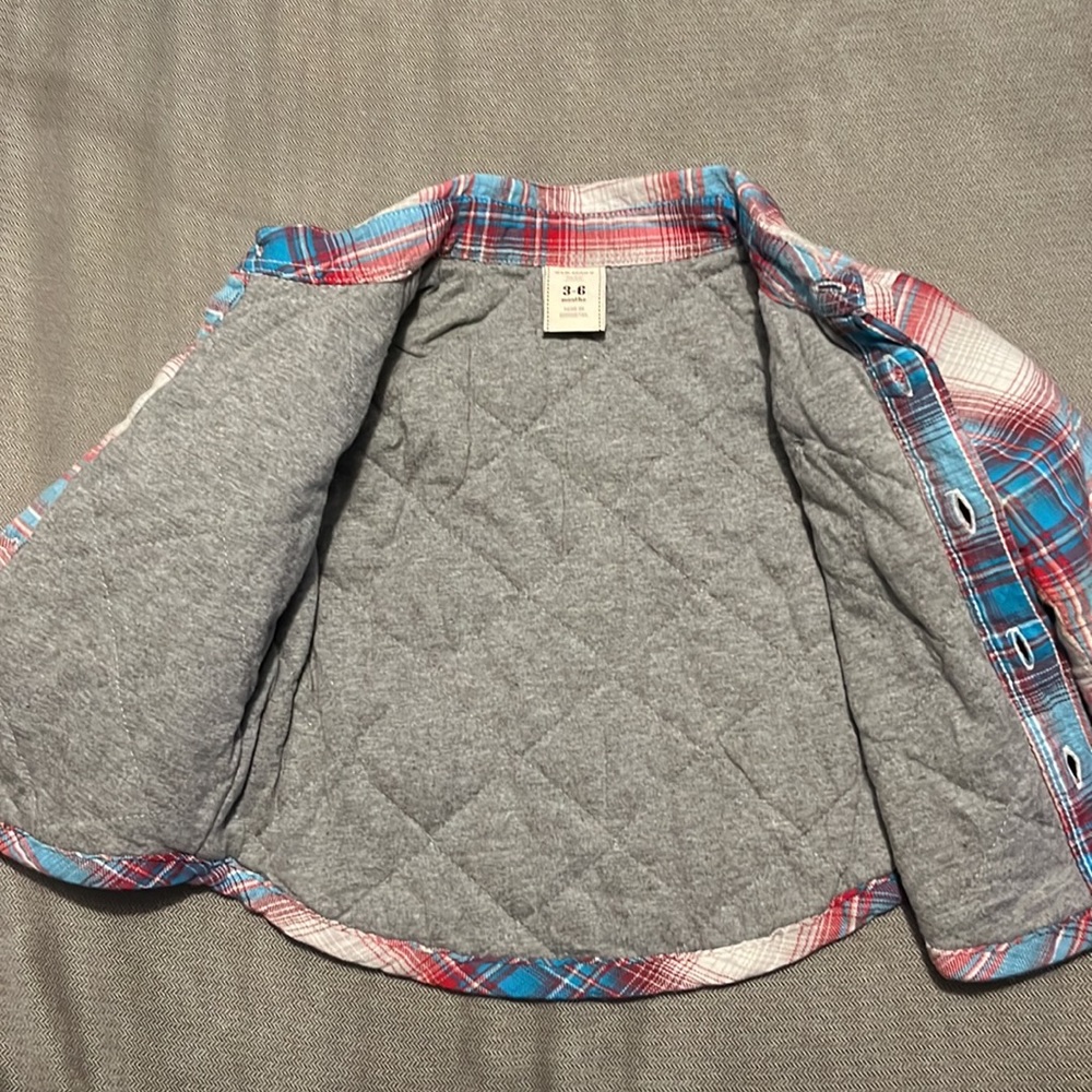 Baby flannel jacket - Picture 2 of 5
